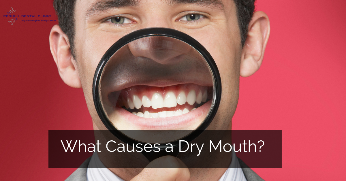 What causes a dry mouth